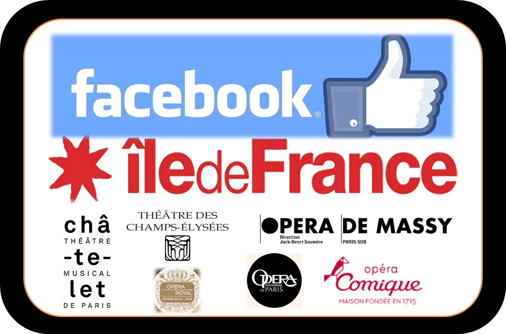 La puissance des operas en ile-de-France sur Facebook